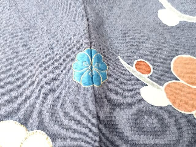 平和屋着物○創業460年・千總 振袖 駒刺繍 雲取り渡り橋風景文 金彩