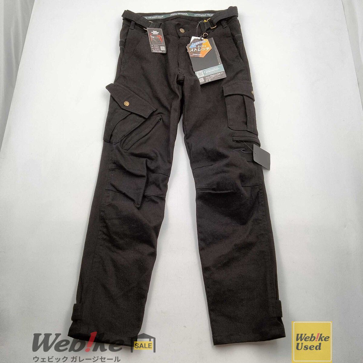 ROUGH＆ROAD ライドフィットカーゴストレッチコットンパンツ ルーズフィット サイズ SW