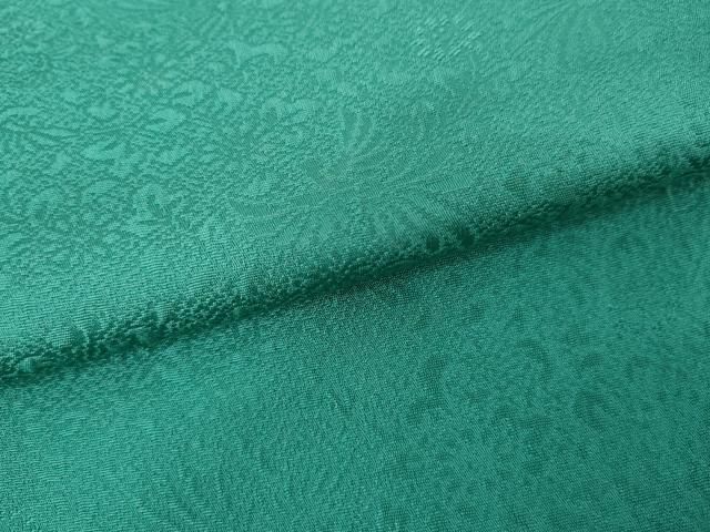 平和屋着物●上質な色無地 鳳凰草花地紋