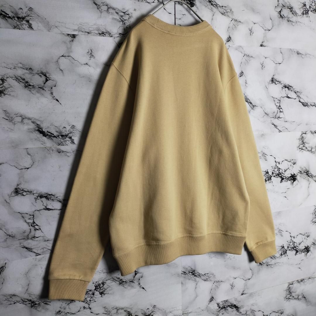 タグ付・未使用級】BURBERRY スウェット M ベージュ 刺繍ロゴ ワン