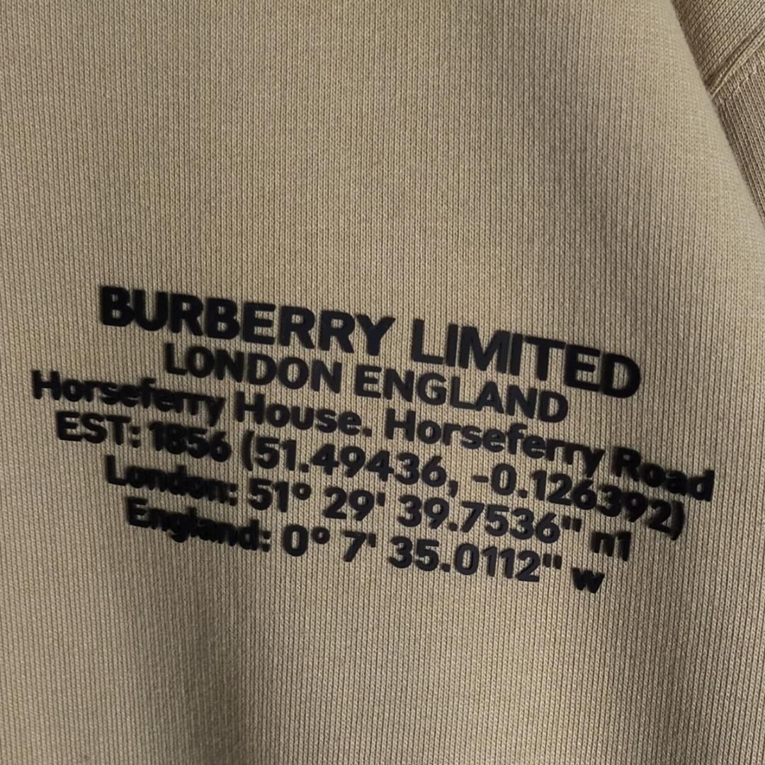 タグ付・未使用級】BURBERRY スウェット M ベージュ 刺繍ロゴ ワン