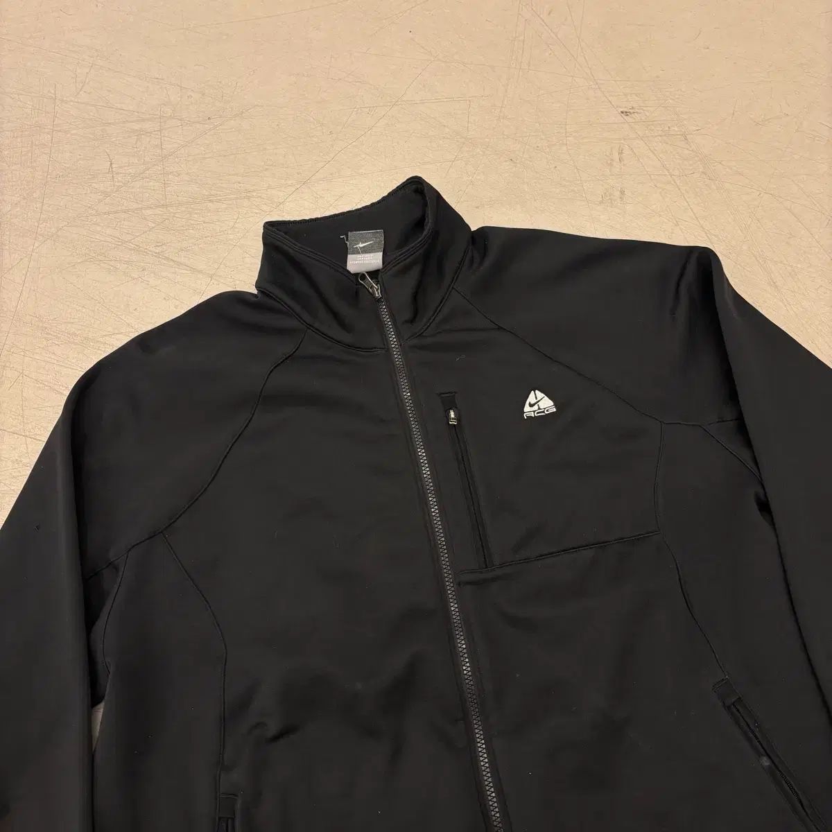 メンズ ナイキ ACG ブラック フルジップアップ ジャケット