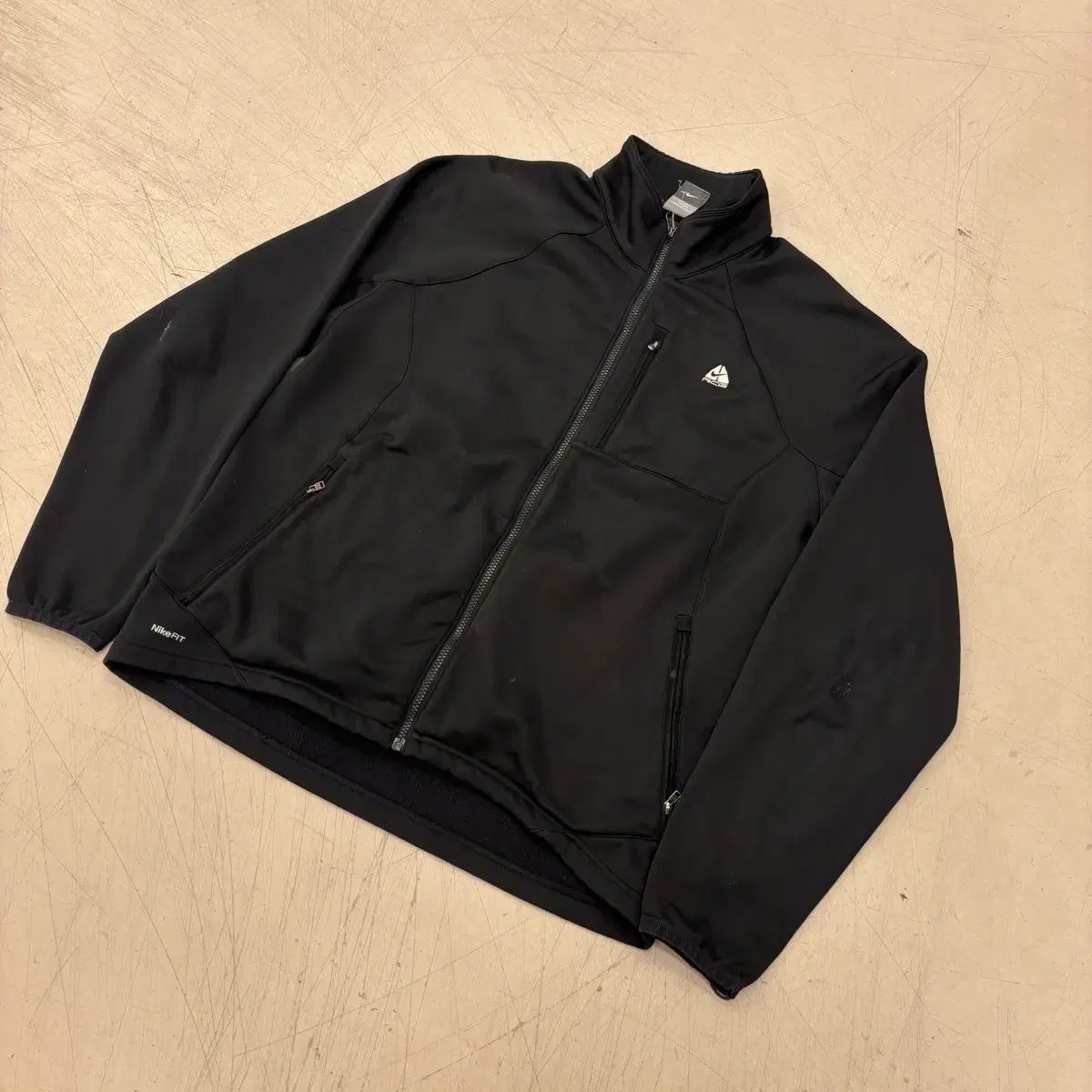 メンズ ナイキ ACG ブラック フルジップアップ ジャケット