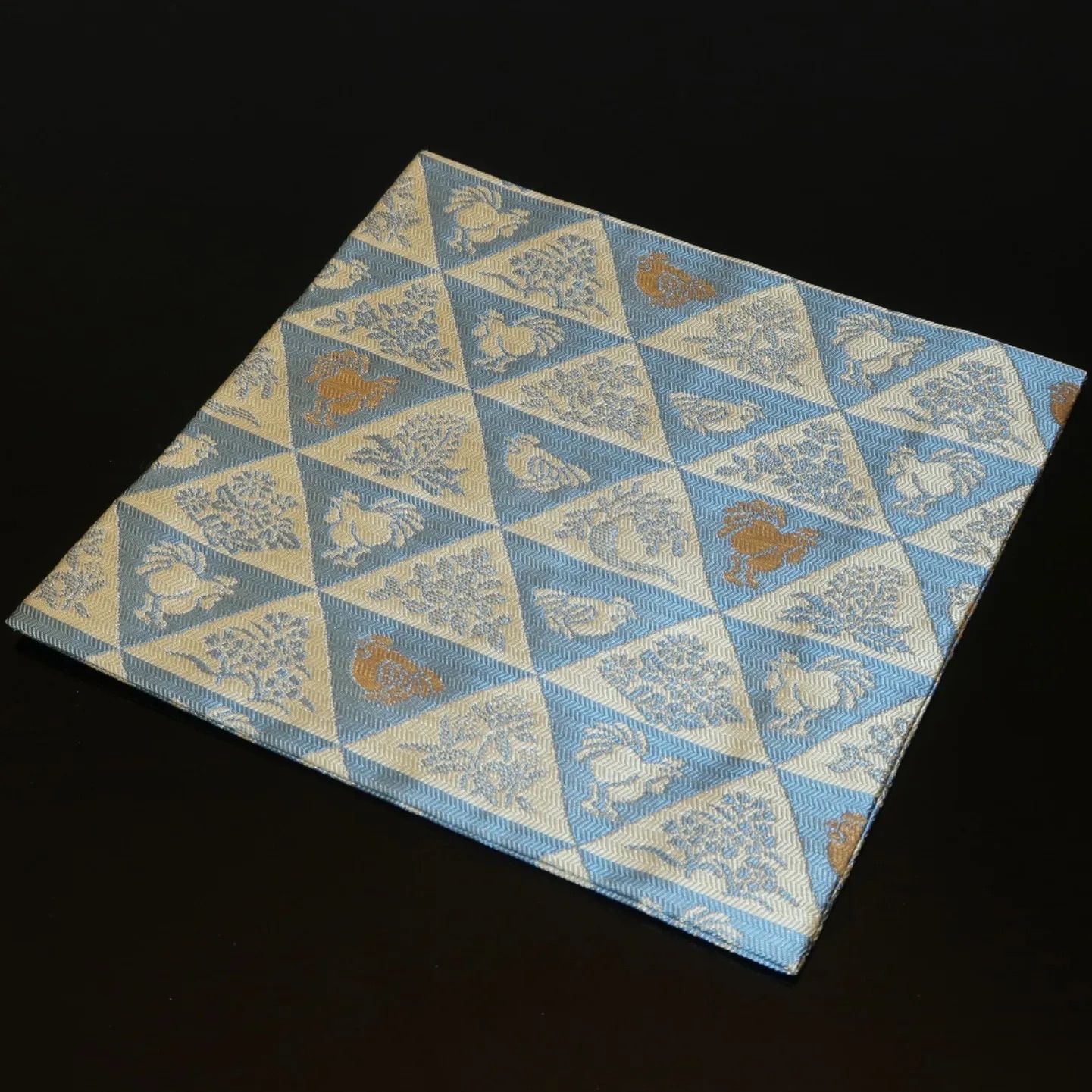 茶道具 土田友湖 古帛紗 七草紹巴 裏千家