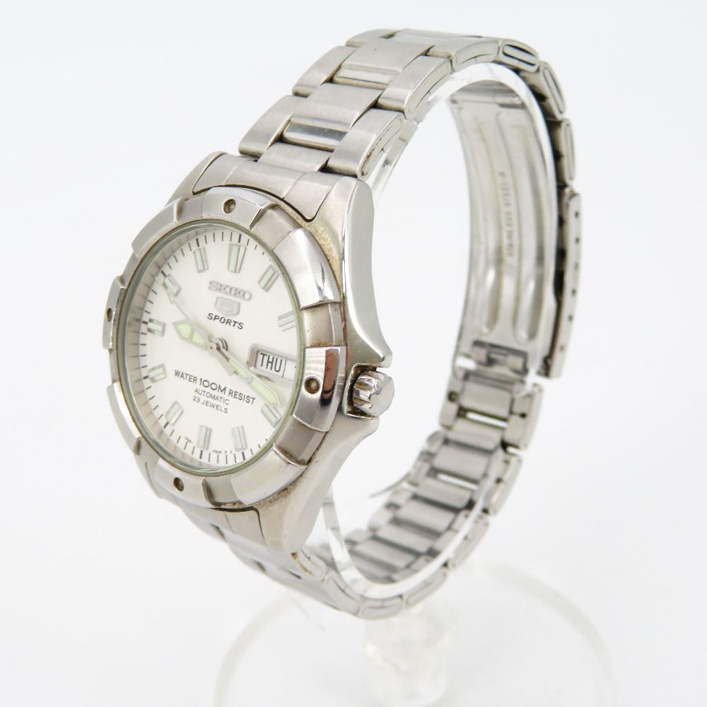 SEIKO セイコー 腕時計 5 SPORTS 7ｓ36-0200 AUTMATIC ホワイトフェイス