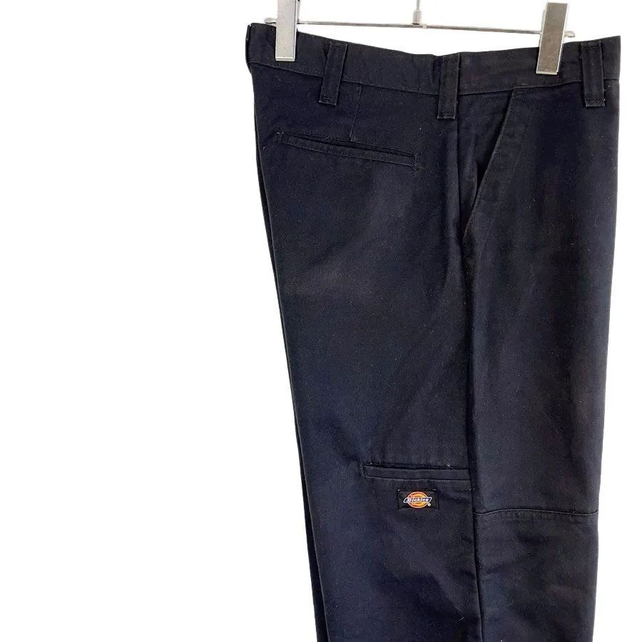 Dickiesディッキーズ856ダブルニーワークパンツ黒ブラックフェード 