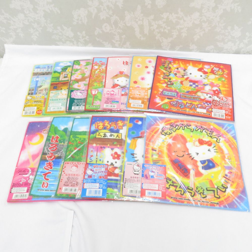 HELLO KITTY プチタオル 13枚セット 福岡限定 ご当地キティ タオル
