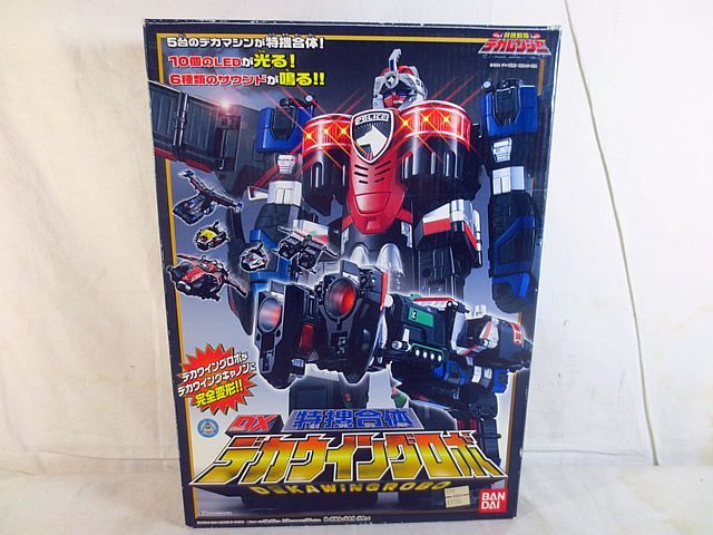 美品 バンダイ 特捜戦隊デカレンジャー 特捜合体 DX デカウイングロボ