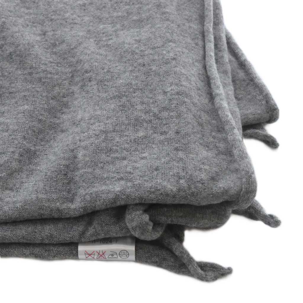 エヌワンハンドレッド n100 カシミヤ ストール グレー 【公式通販】