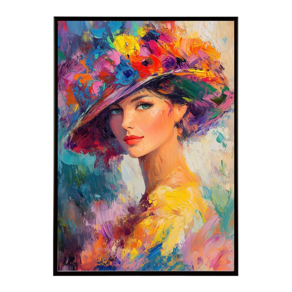 【A2サイズ（約42x59cm）】【lh-poster-10618】アーティスティックフラワー ポスター フレーム付き 絵画 絵 油絵 アート お花 ドライフラワー 生花 観葉 植物 自然 インテリア お洒落