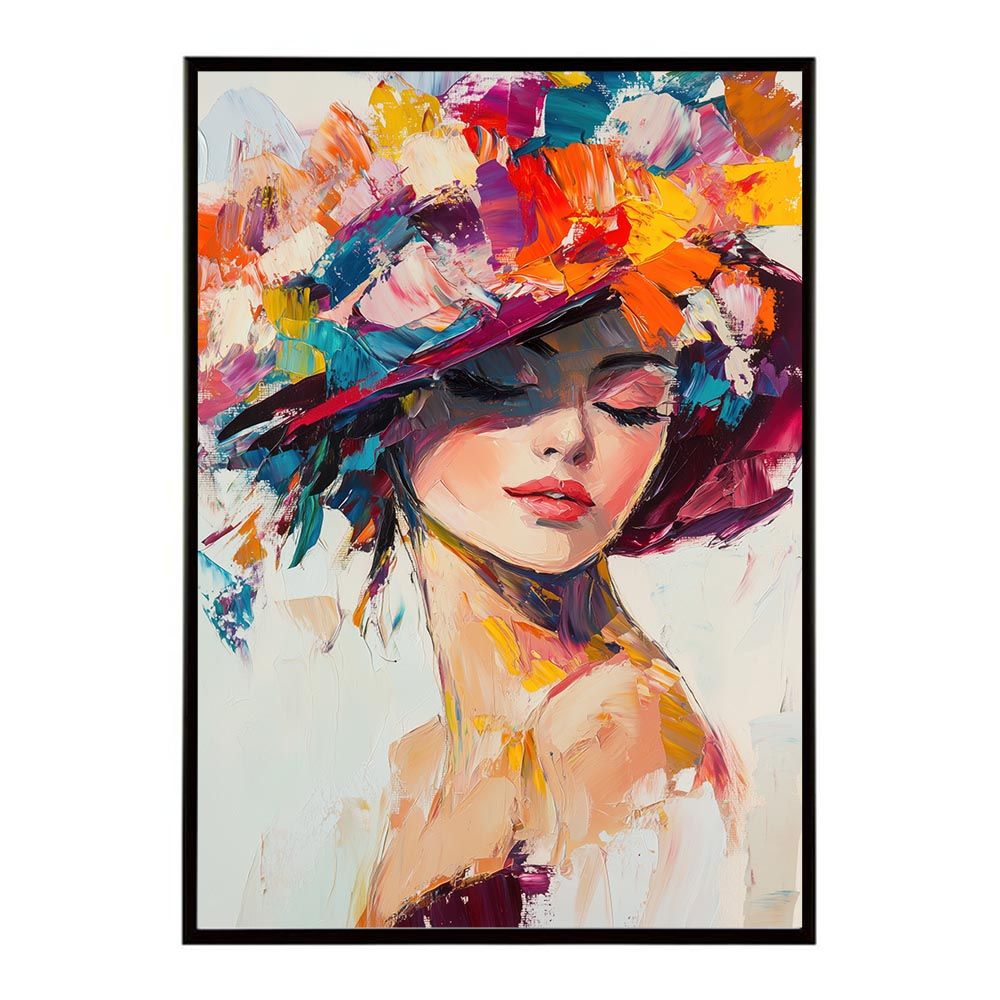 【A2サイズ（約42x59cm）】【lh-poster-10626】アーティスティックフラワー ポスター フレーム付き 絵画 絵 油絵 アート お花 ドライフラワー 生花 観葉 植物 自然 インテリア お洒落