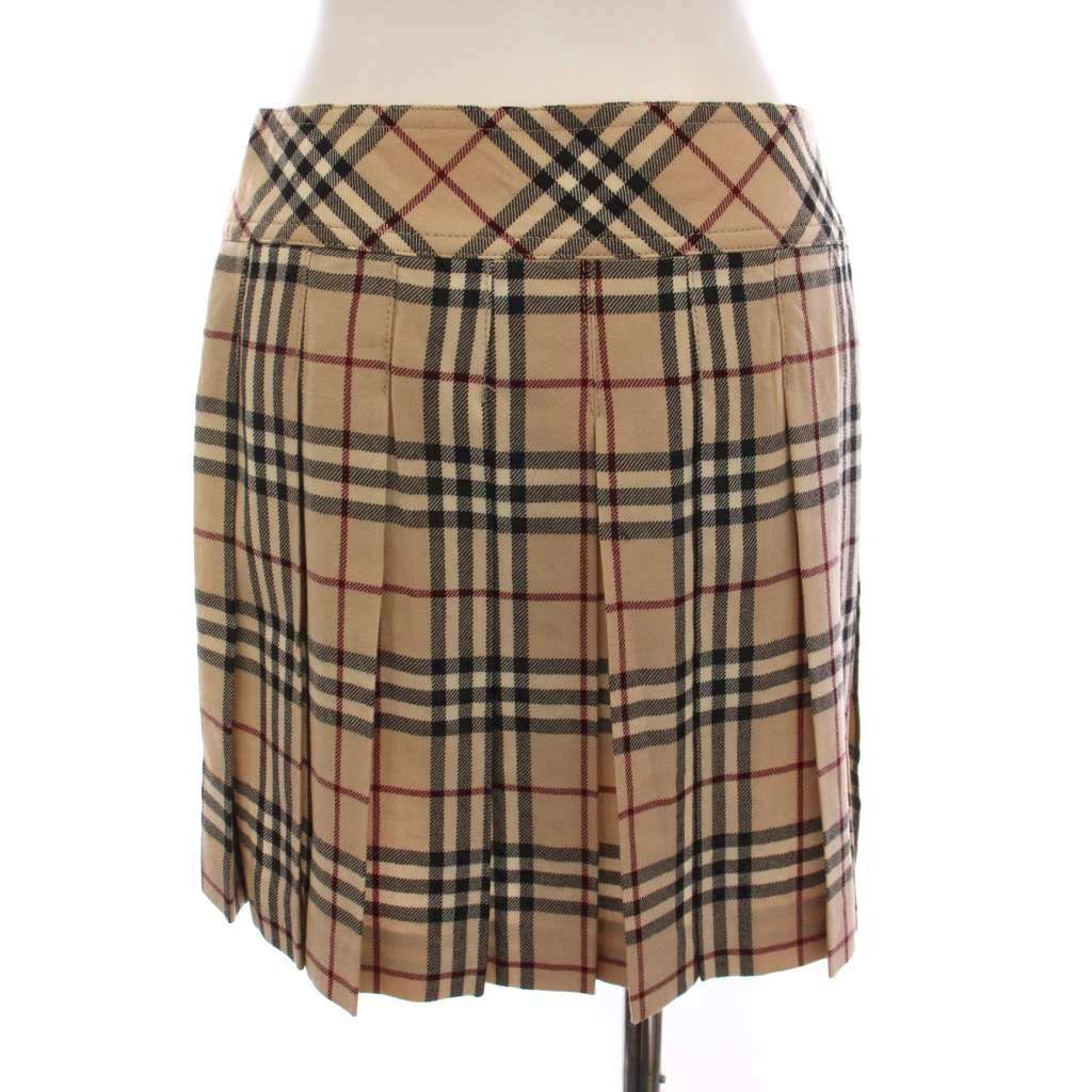 BURBERRY BLUE LABEL ノバチェック ラップスカート 38 BURBERRY BLUE