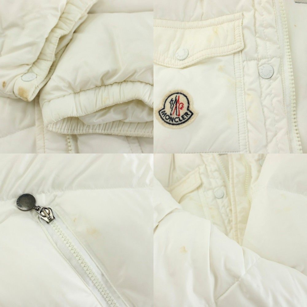 モンクレール MONCLER ダウンジャケット フード ジップアップ ワッペン 