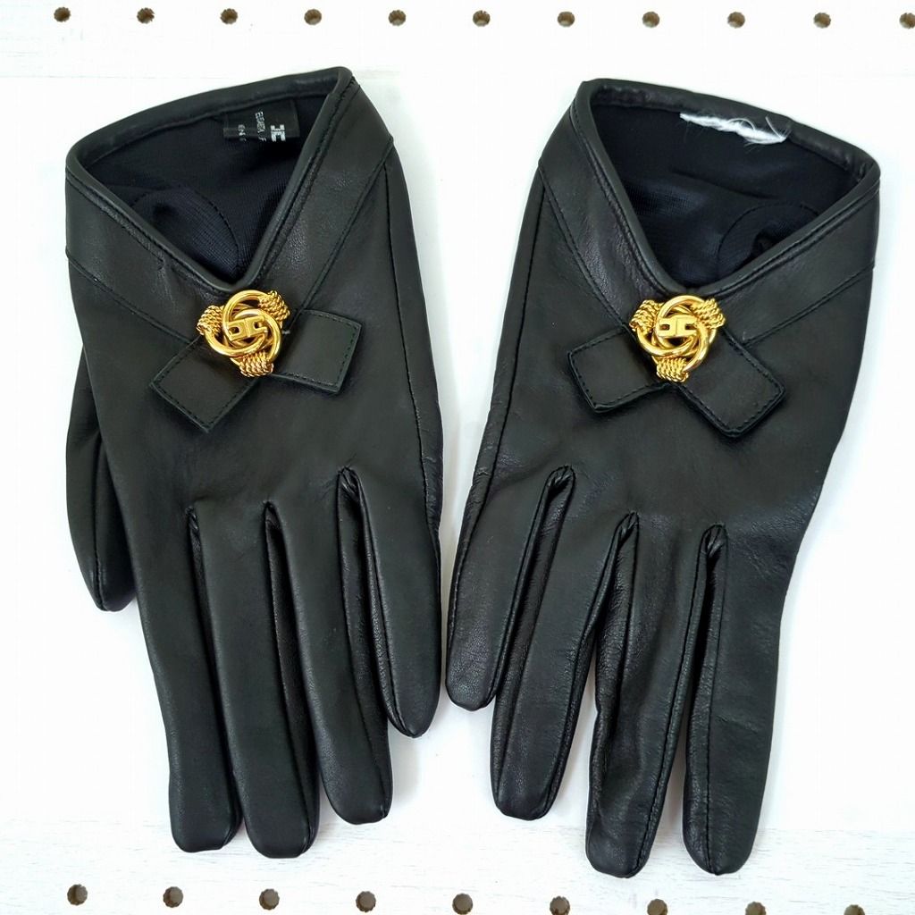 ELISABETTA FRANCHI エリザベッタ フランキ レザー グローブ