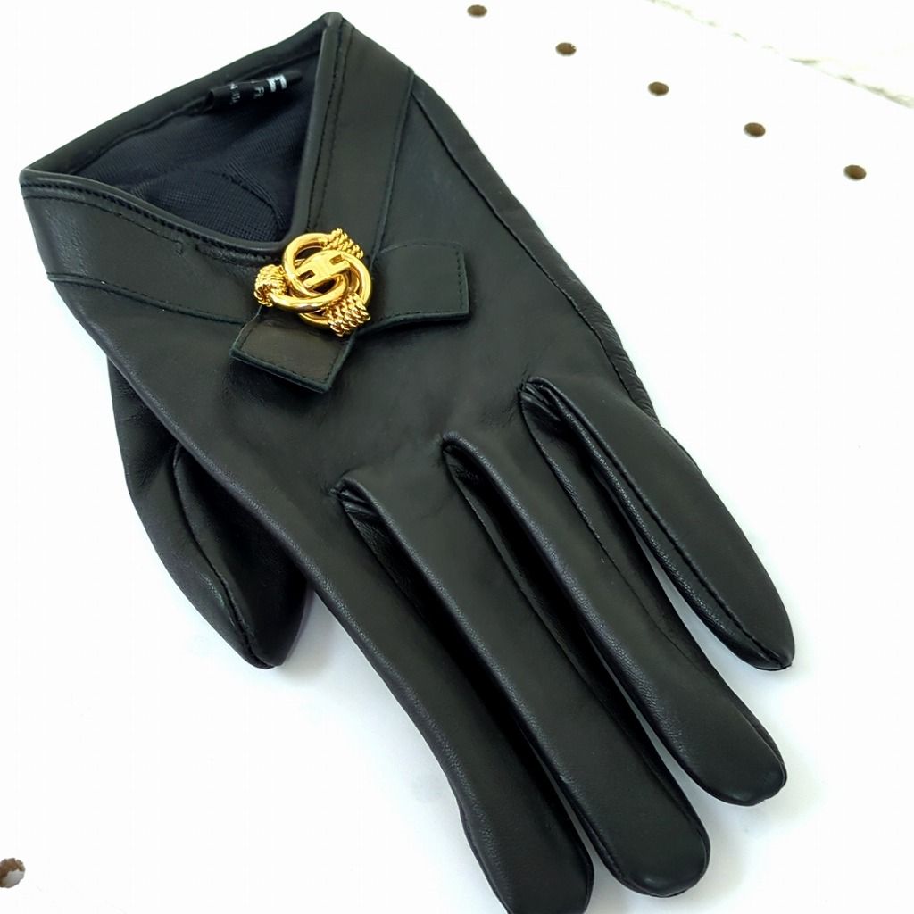 ELISABETTA FRANCHI エリザベッタ フランキ レザー グローブ