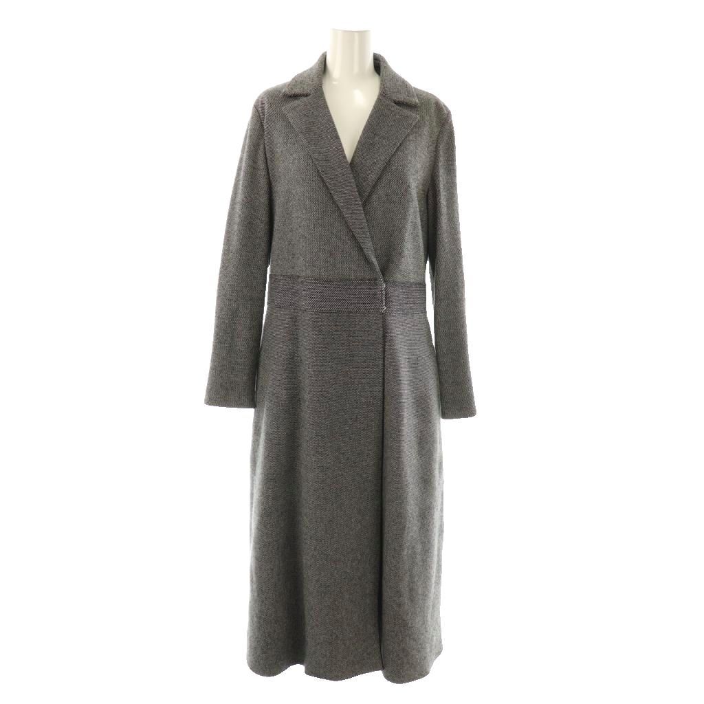 エポカ EPOCA 小売業者 ニットコート スプリングコート 40 ブラック