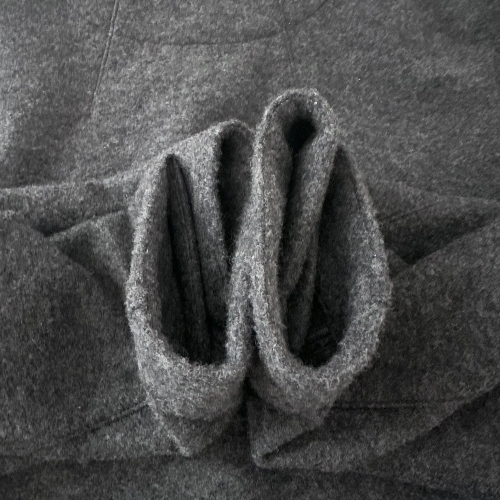 LOHEN ローヘン ウールリングジャージ コクーンプルオーバー グレー