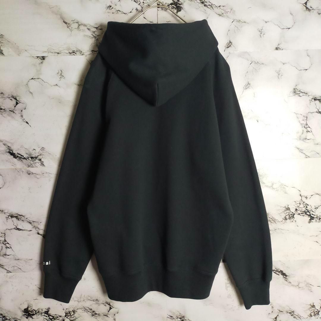 激レア】sacai × KAWS パーカー 1(M相当) 黒 フェルトロゴ コラボ