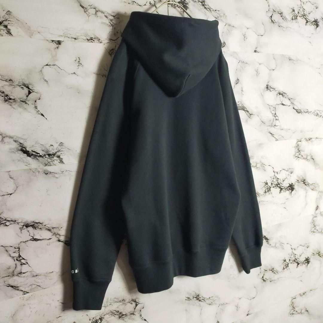 激レア】sacai × KAWS パーカー 1(M相当) 黒 フェルトロゴ コラボ