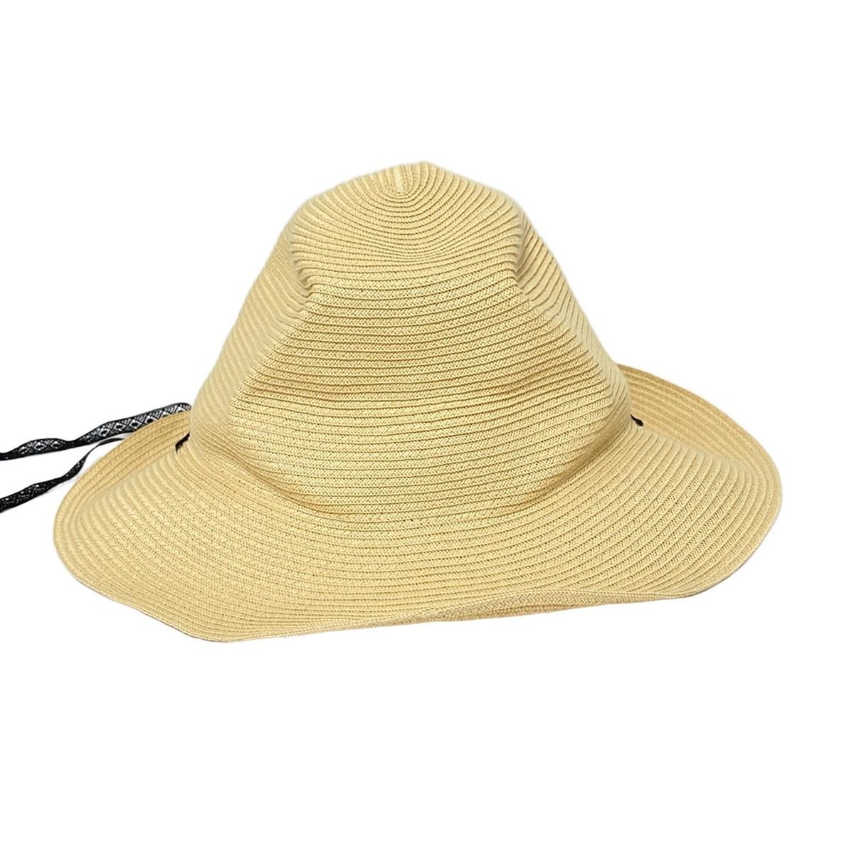  mature ha マチュアーハ ハット ベージュ 黒 ストローハット その他 ハット