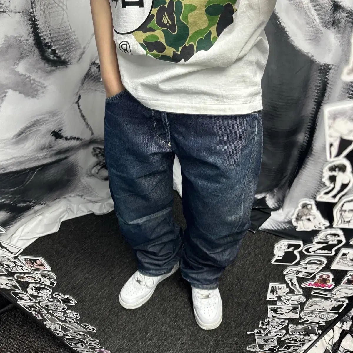 TENDERLOIN STAND SHT ストア CHAMBRAY スタンドシャツ