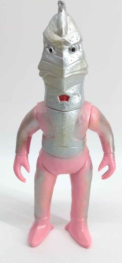 ベアモデル オール怪獣コレクション キュラソ星人 ピンク成型 白銀塗装 ベアモデル オール怪獣コレクション キュラソ星人 ピンク成型 白銀塗装