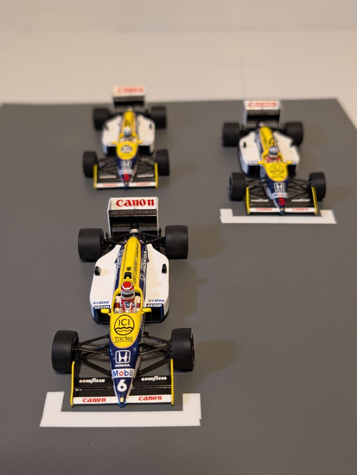  3台セット1 43ウィリアムズFW 11 Bミニチャンプス その他 自動車