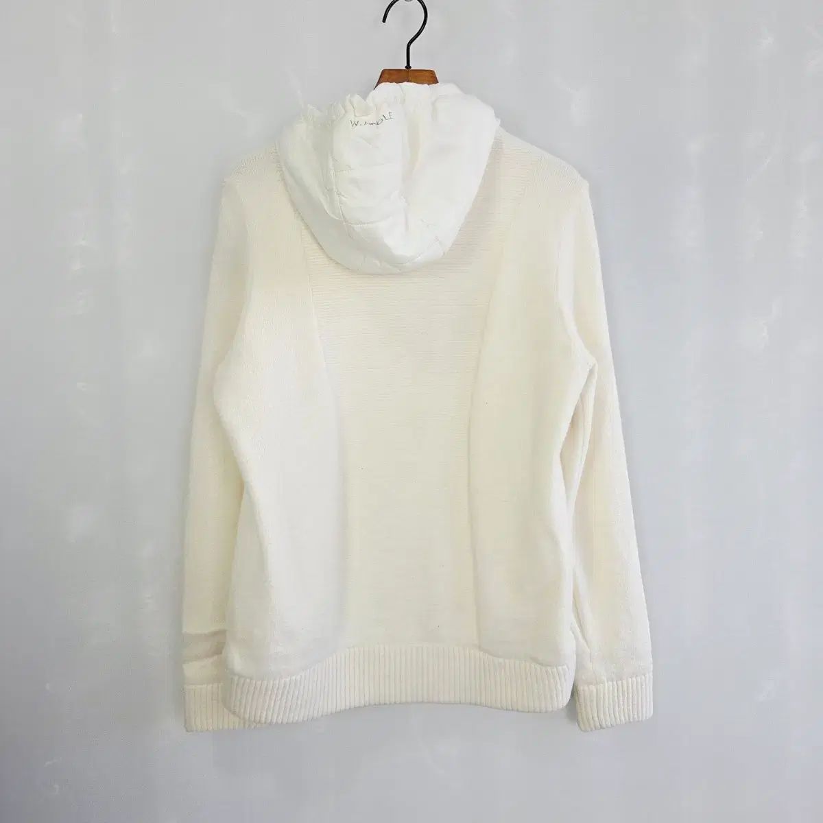 W ANGLE ワイドアングル ハイブリッド ダウン フード ニット レディース 100