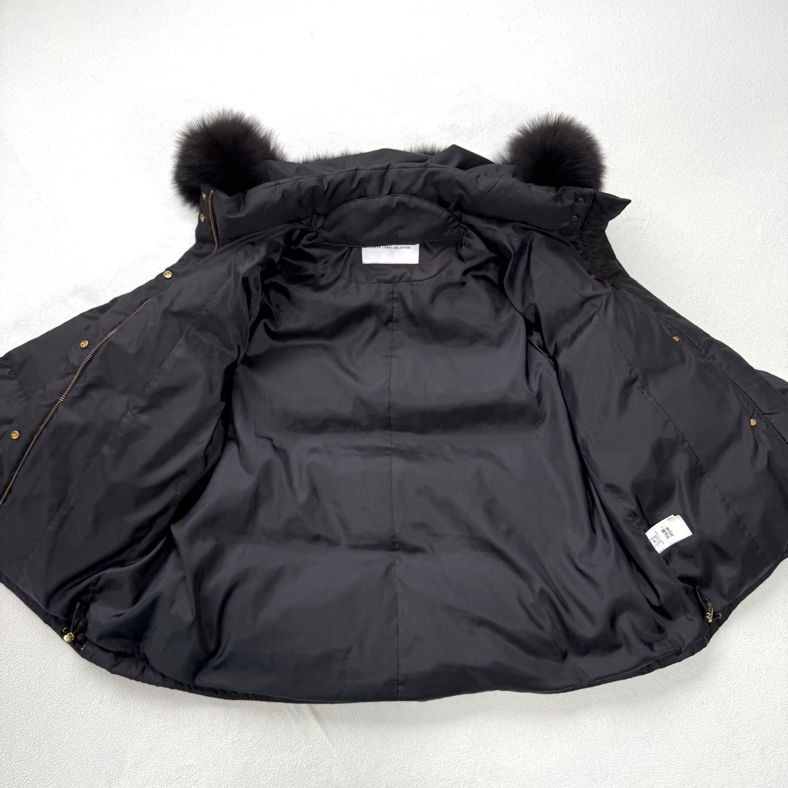 極美品・38✨グリーンレーベルリラクシング 3WAY フォックスファー