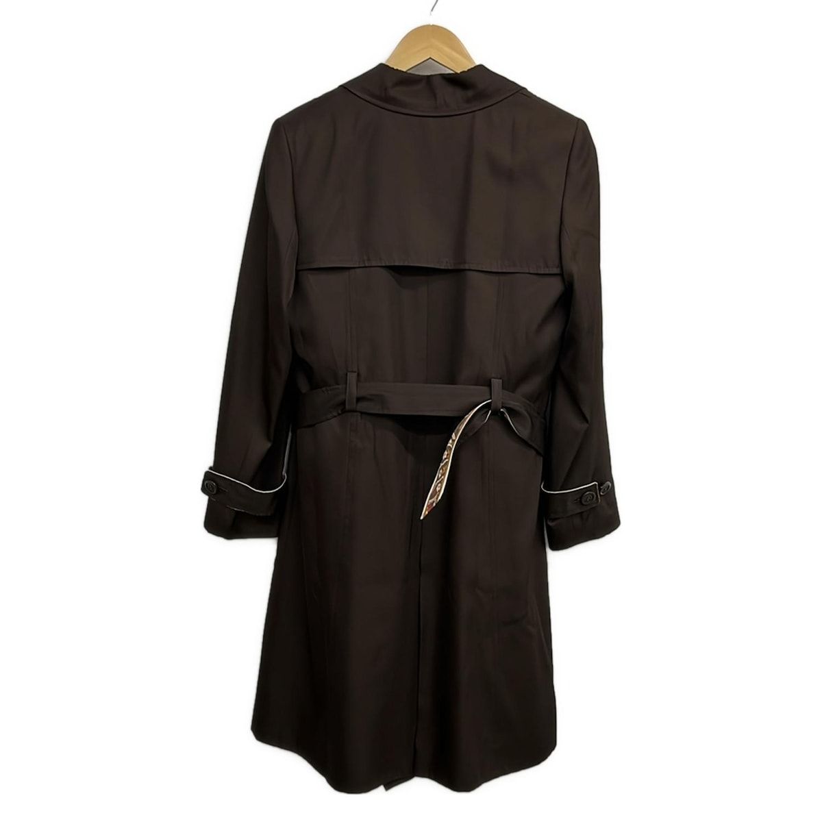 LEONARD FASHION レオナール コート ブラック ヒョウ柄 11R レオナールコート LEONARD FASHION レオナール コート ブラック ヒョウ