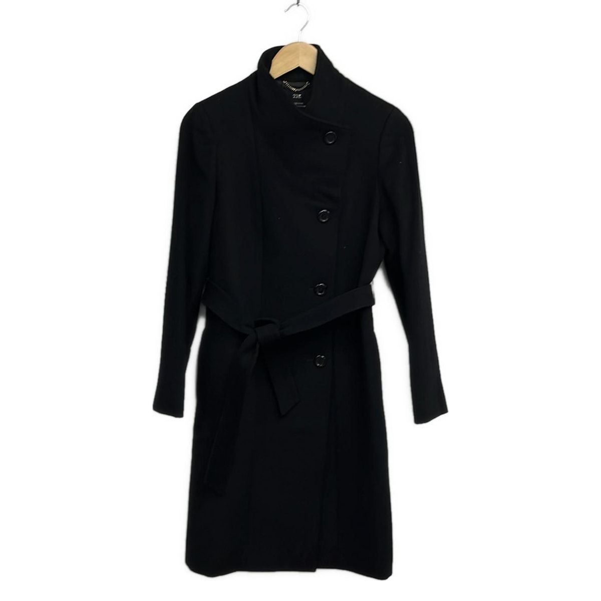 最終価格✴︎ 23区　ブラック　ロングコート ニジュウサンク M 38 23区(ニジュウサンク) コート サイズ38 M レディース - 黒 長袖/秋/冬