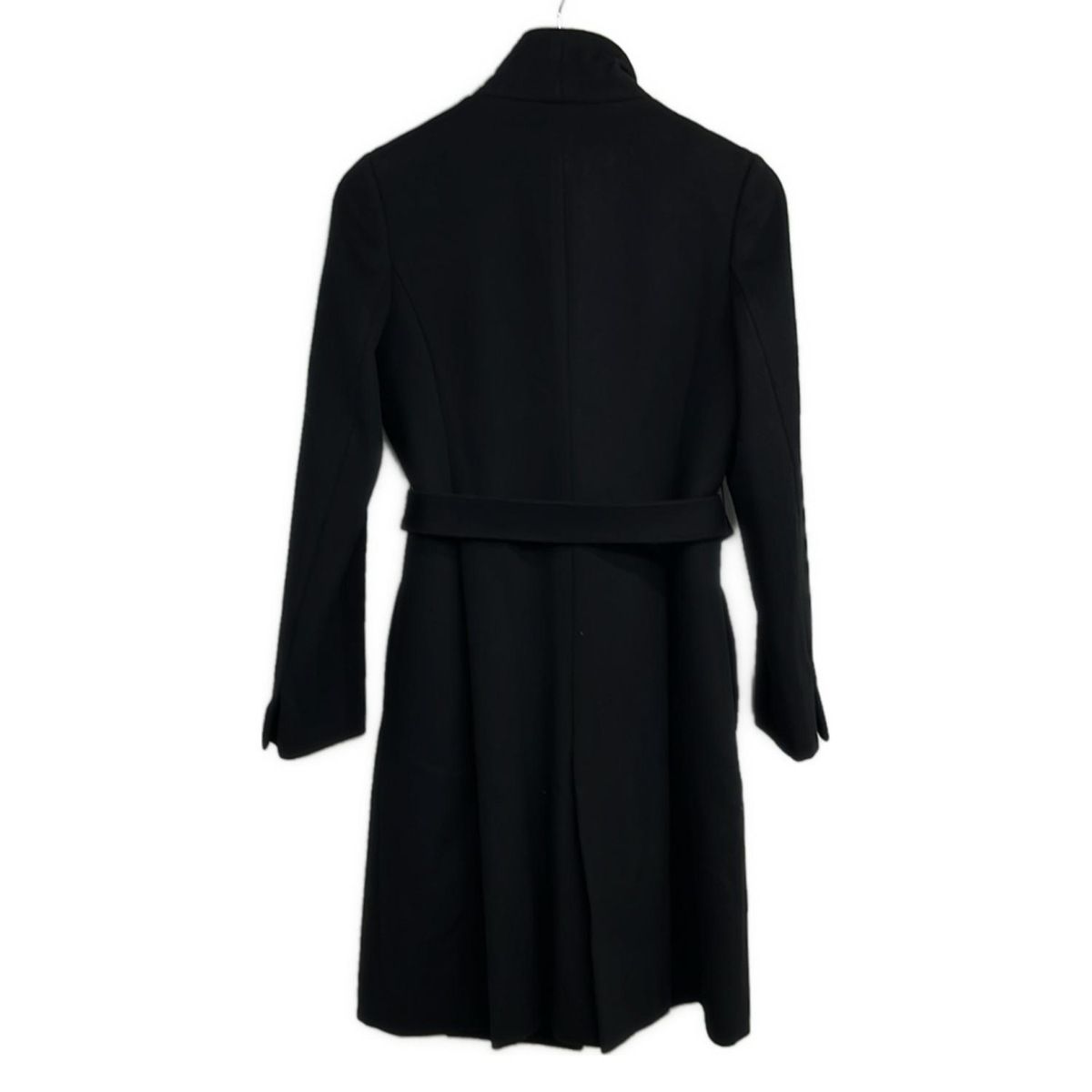 最終価格✴︎ 23区　ブラック　ロングコート ニジュウサンク M 38 23区(ニジュウサンク) コート サイズ38 M レディース - 黒 長袖/秋/冬