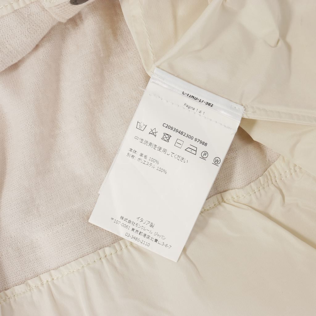 モンクレール MONCLER MAGLIONE TRICOT CARDIGAN フロント レース  