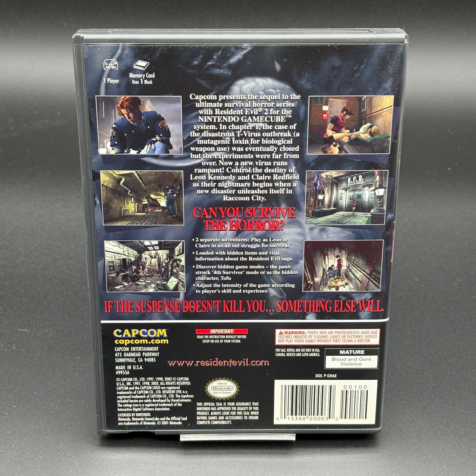 北米版 Resident Evil 2 バイオハザード2 ゲームキューブ GC CAPCOM カプコン