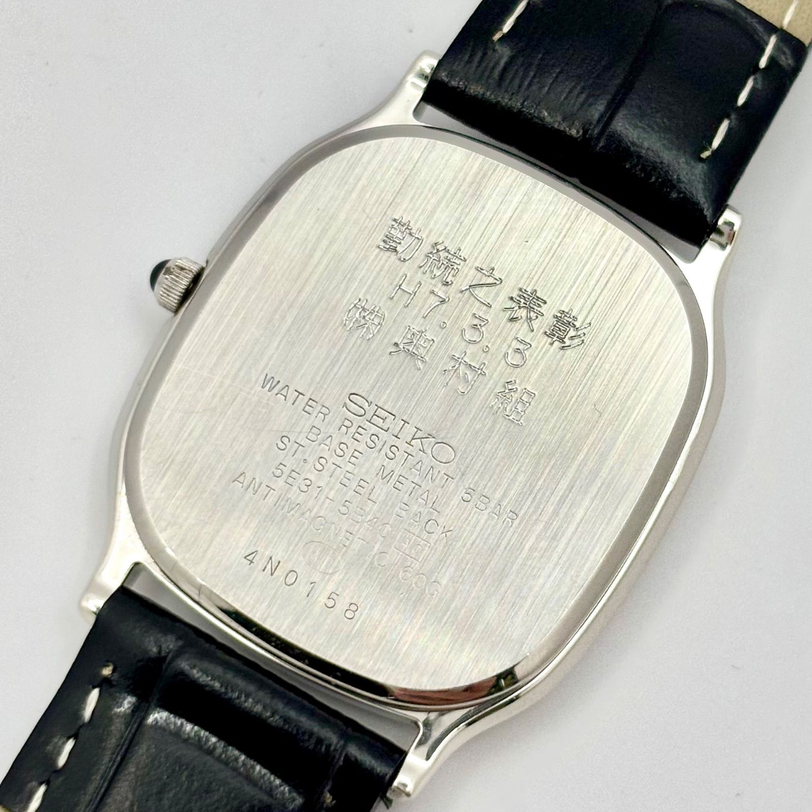 美品/新品電池】SEIKO セイコー DOLCE ドルチェ メンズ 腕時計 