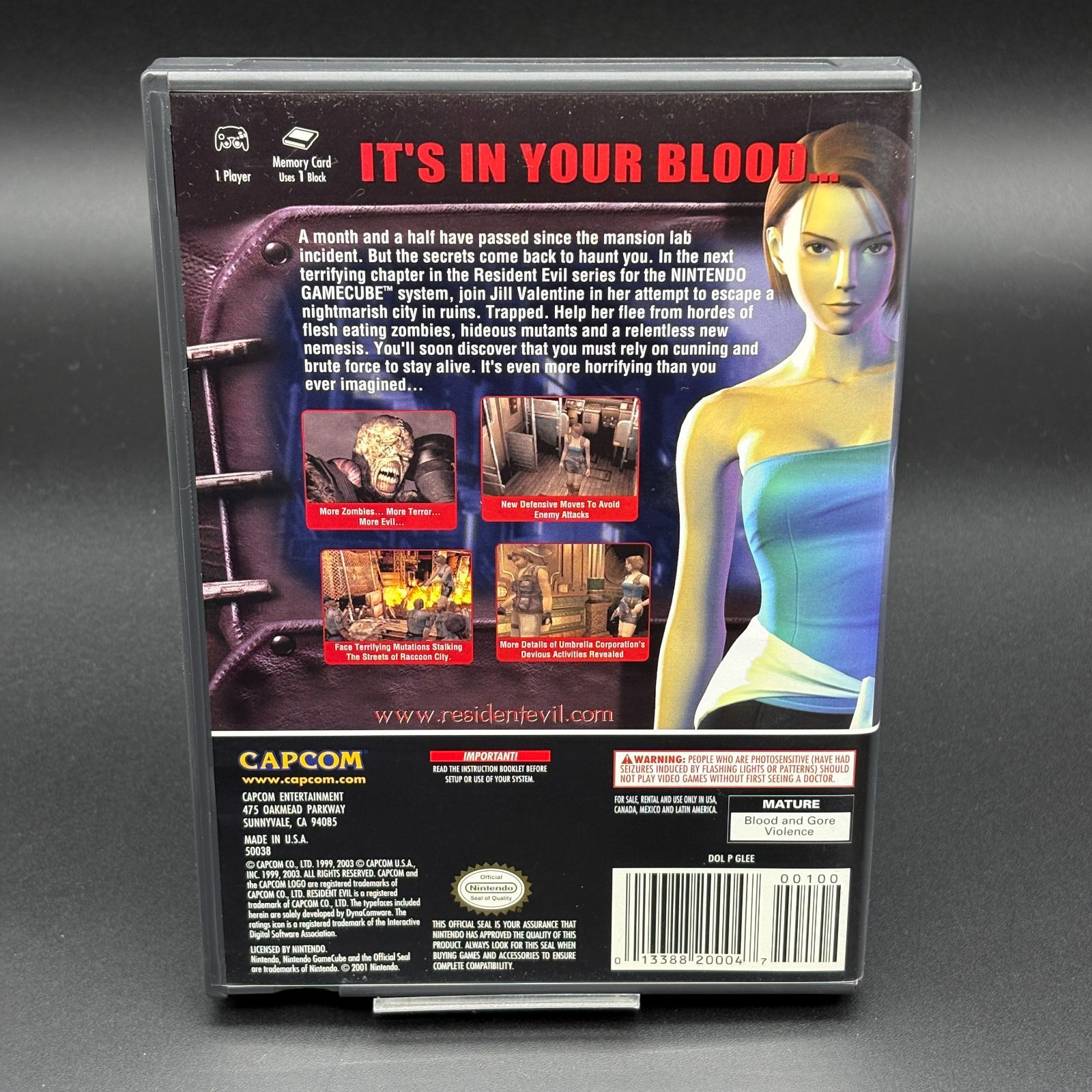 北米版 Resident Evil 3 バイオハザード3 ゲームキューブ GC CAPCOM カプコン