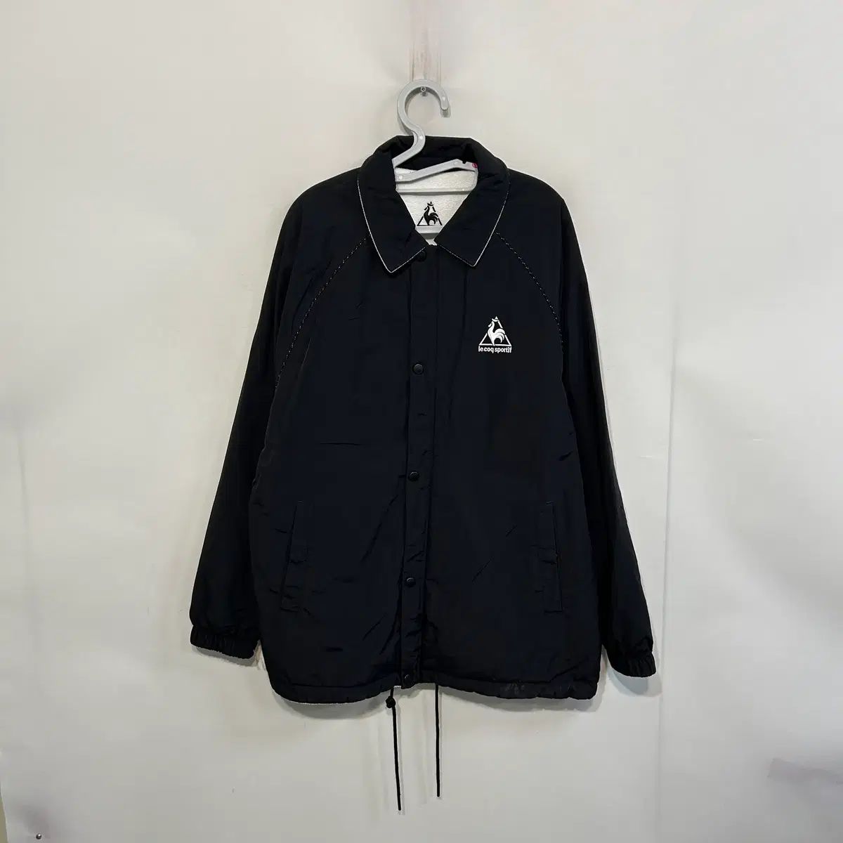 未使用】BASSMANIA/バスマニア/ロゴパターンレインジャケット