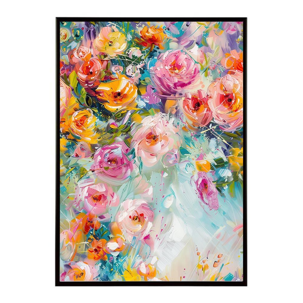 油絵 絵画 レインボーローズ【Ａ3】 油絵 絵画 レインボーローズ【A3】 油絵 絵画 レインボーローズ【A3
