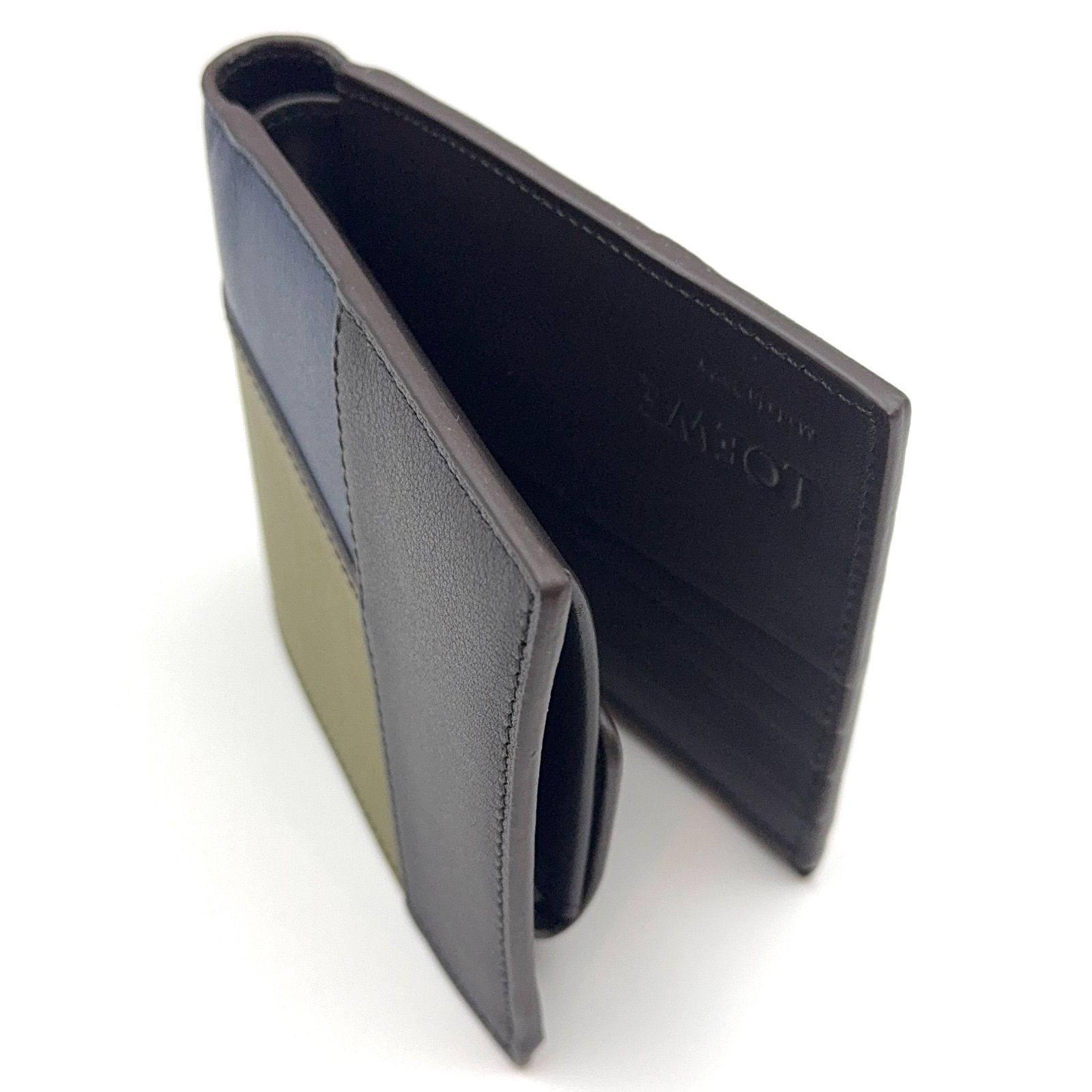 未使用品 LOEWE ロエベ パズルエッジ バイフォールド コインウォレット