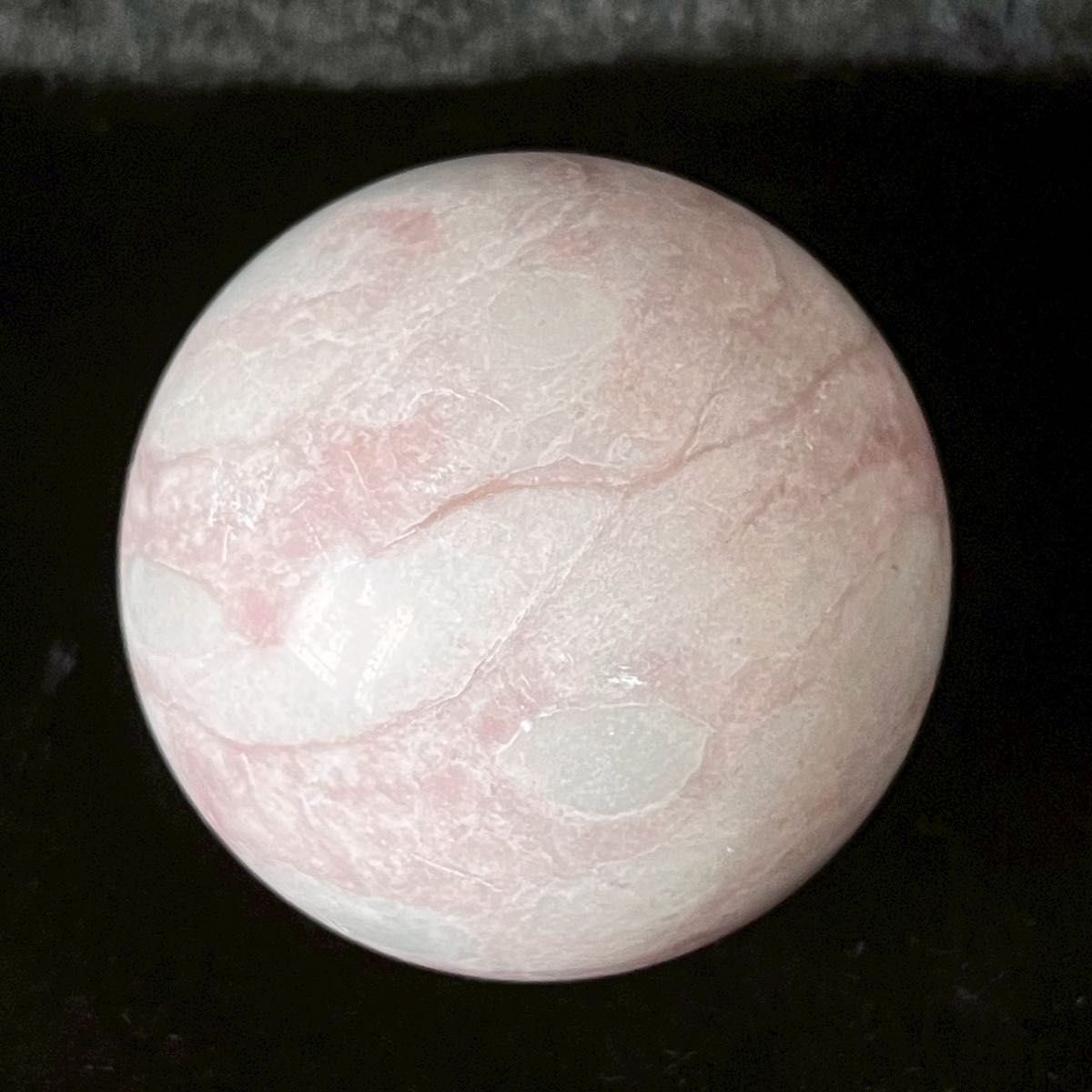 463g ピンクオパール スフィア】 原石 浄化 天然石 丸玉
