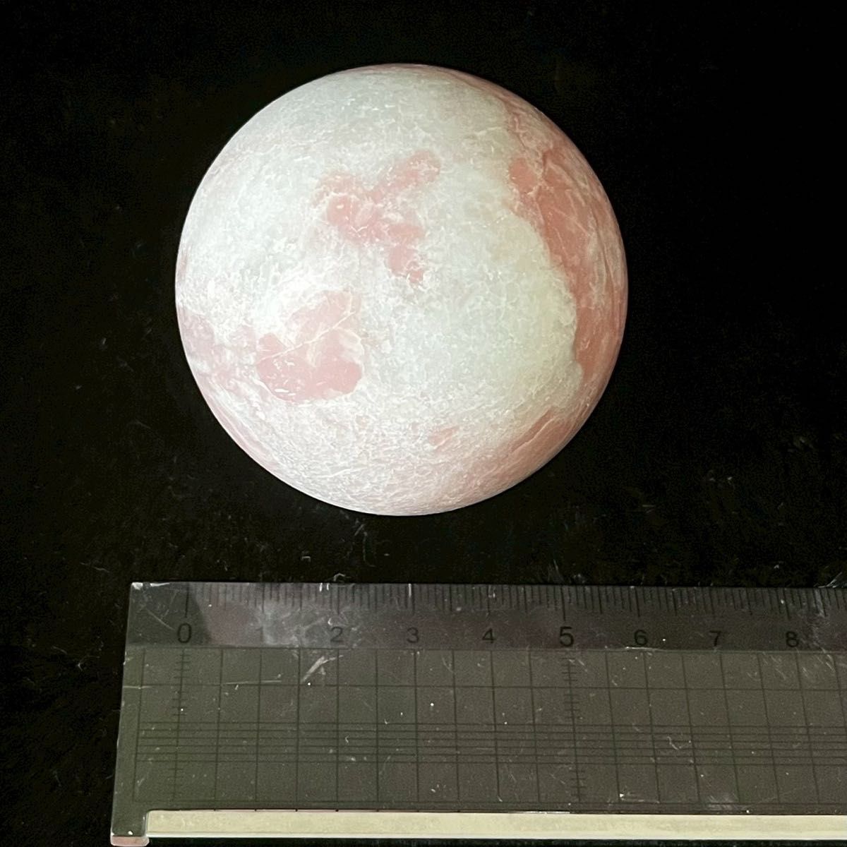 ❤︎値下げ中❤︎ ピンクオパール スフィア 丸玉 パワーストーン ピンクオパール スフィア 約73mm 【丸玉置物】天然石 | 天然石