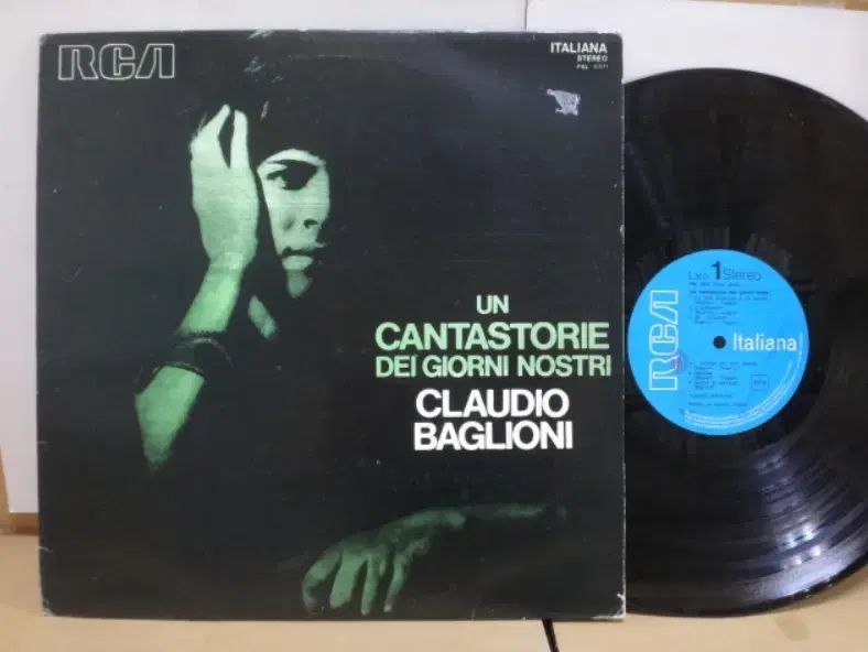 ITALY LP Claudio Baglioni ー 1971 年 早い