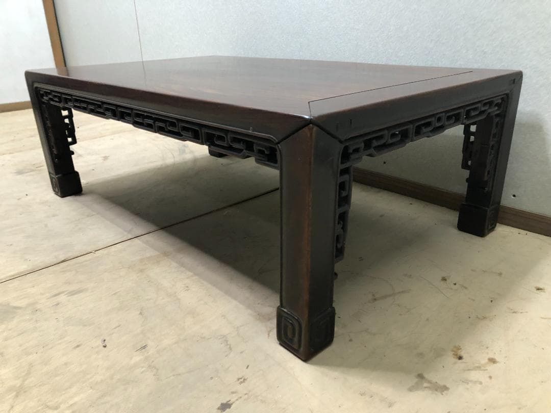 昭和レトロ 銘木 欅 座卓 ちゃぶ台 センターテーブル 古家具 古民家 アンティーク ビンテージ ヴィンテージ クラシック クラシカル VINTAGE 48327 1 039