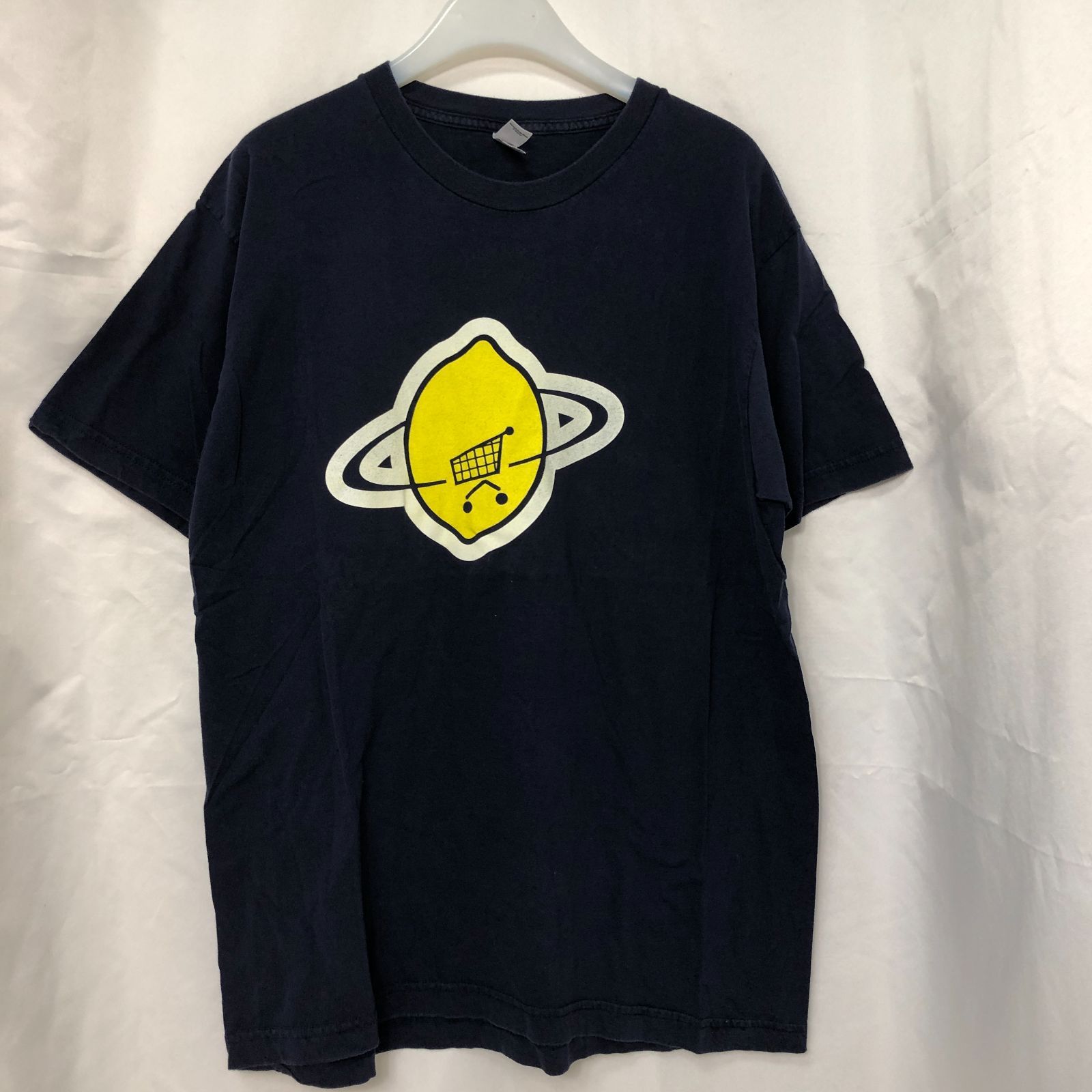 U2 バンドTシャツ POP MART TOUR レモンロゴ 紺色 SGAW10-8519 【公式 