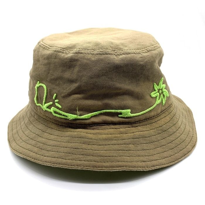 DIOR ディオール CACTUS JACK カクタスジャック トラヴィススコット ボブハット バケット 刺繡 カーキ Size M