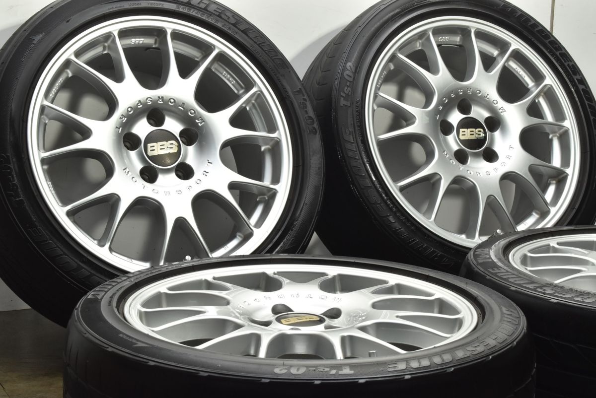 カスタム用に BBSジャーマニー CH 01 18 in 8 J 38 PCD 114 3 ブリヂストン Ts 02 245 45 R IS マークX スカイライン フーガ