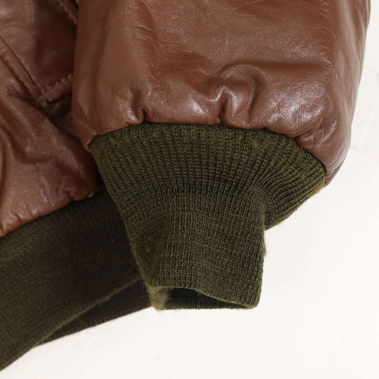 80s~90s USA製☆ schott ショット 秋冬 襟ボア☆ G-1 レザー ボンバー