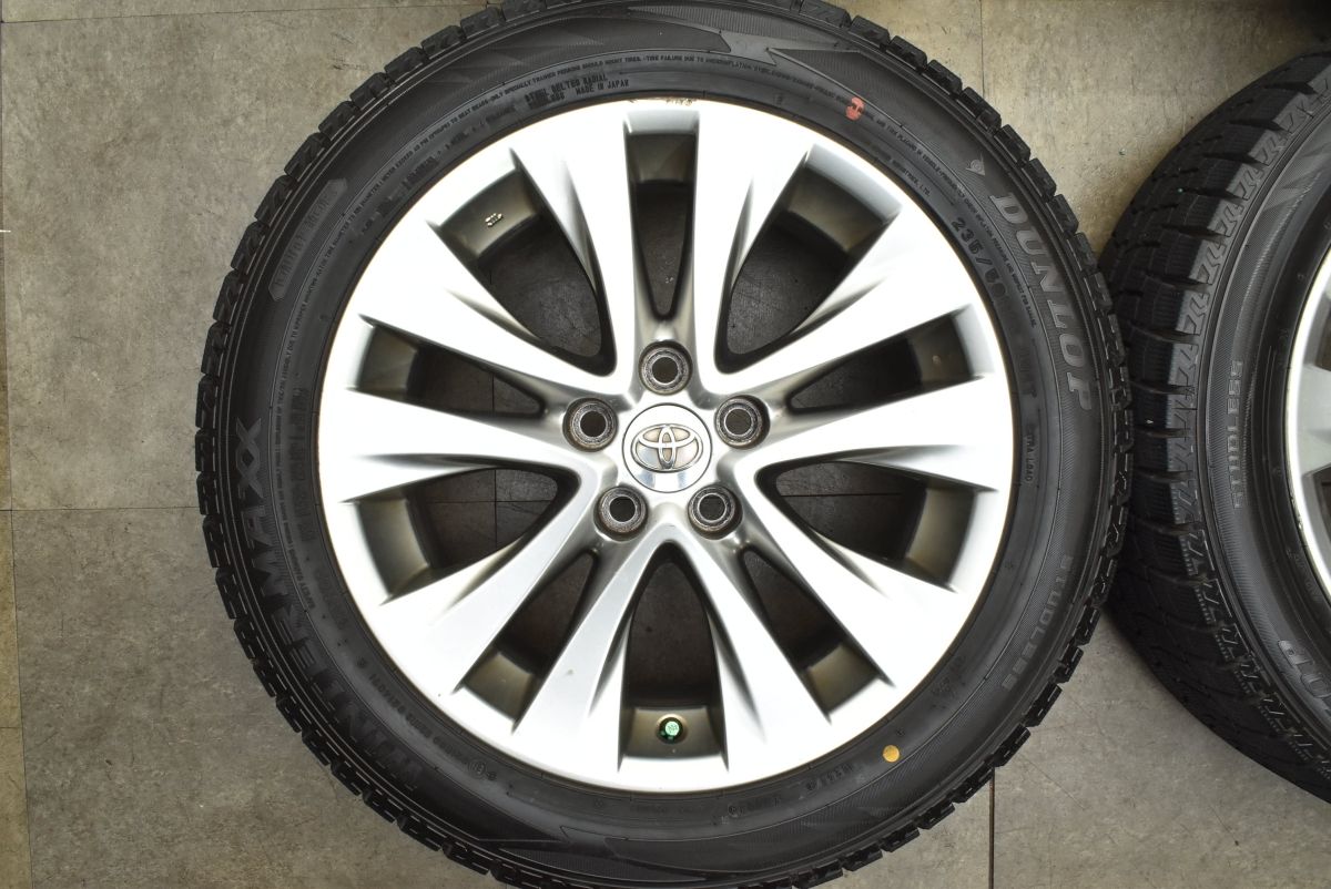 バリ溝 WM 02 トヨタ 20 アルファード ゴールデンアイズ 18 in 7 5 J 45 PCD 114 3 ダンロップ 235 50 R ヴェルファイア ハイグロス