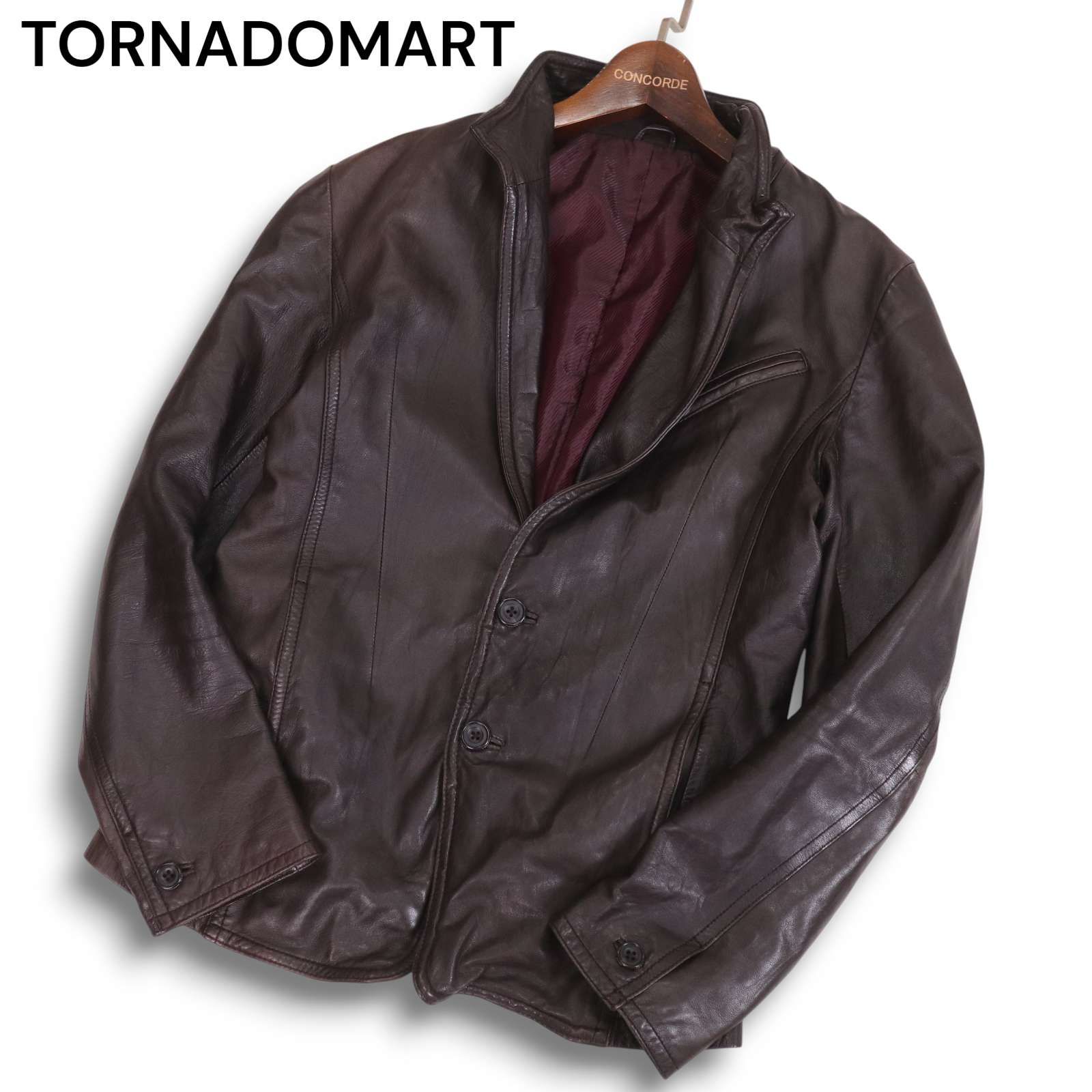 Y2K 00s☆ TORNADOMART トルネードマート 羊革☆ ワイヤー入り ラム 