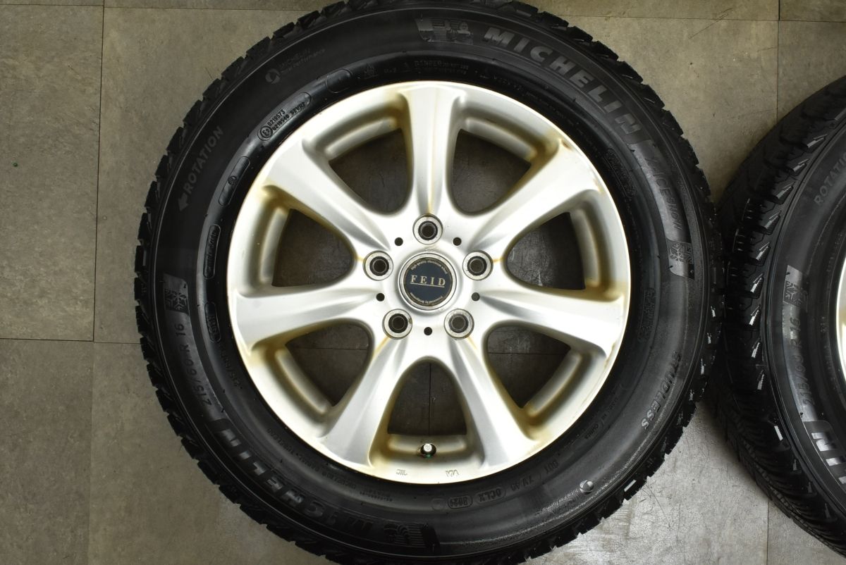 ノア ステップワゴン 等に FEID 16 in 6 J 54 PCD 114 3 ミシュラン X アイス スノー 215 60 R プリウスα ヴォクシー MAZDA アクセラ